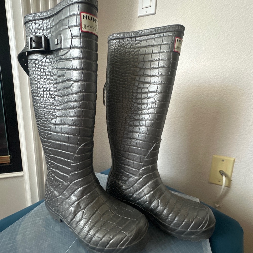 Vintage Hunter & Jimmy choo rain boots